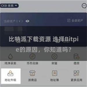 比特派下载资源 选择Bitpie的原因，你知道吗？